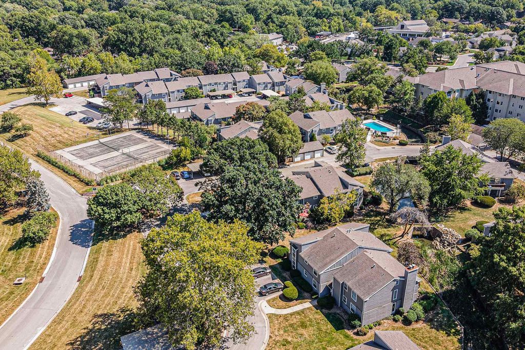 Aerial view of Corinth Paddock in Corinth Communities.